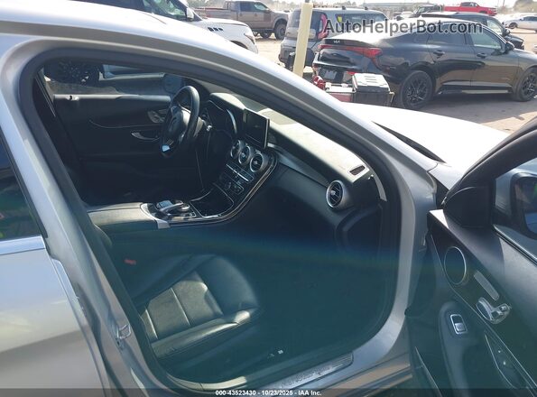 55SWF4KBXGU117240 2016 MERCEDES-BENZ C-CLASS Silver Սալոնի դիմացի տեսք