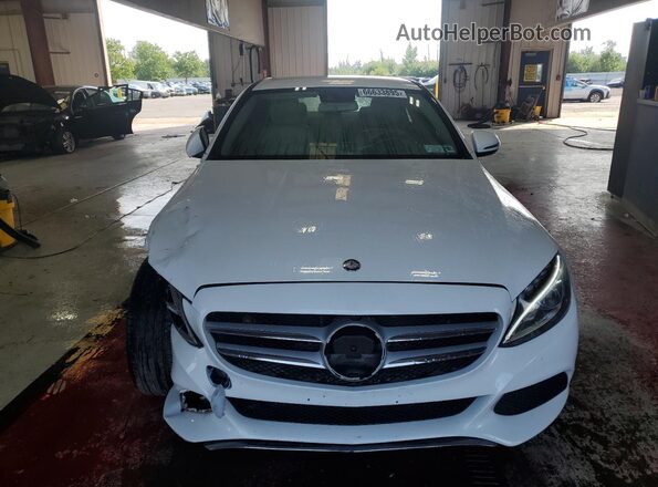 55SWF4KBXGU125189 2016 MERCEDES-BENZ C White წინა ხედი
