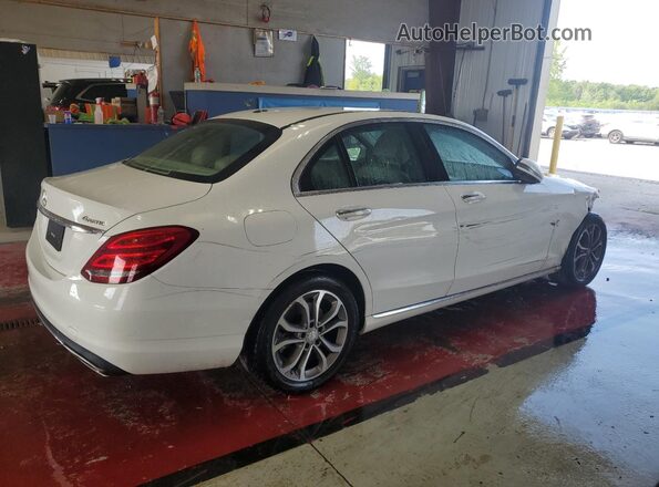 55SWF4KBXGU125189 2016 MERCEDES-BENZ C White უკანა მარჯვენა