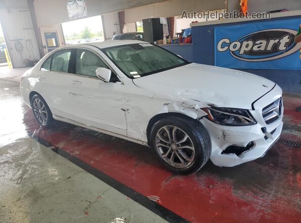 55SWF4KBXGU125189 2016 MERCEDES-BENZ C White წინა მარჯვენა