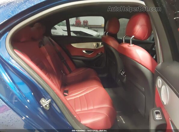 55SWF6EB2LU329132 2020 MERCEDES-BENZ AMG C 43 Blue Вид наклейки з VIN-кодом