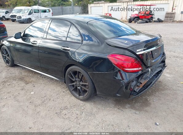 55SWF6EB3HU193682 2017 MERCEDES-BENZ AMG C 43 Black Задня ліва чверть