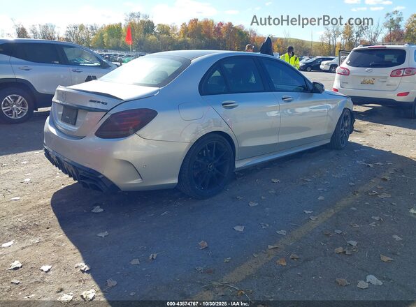 55SWF6EB4HU181590 2017 MERCEDES-BENZ AMG C 43 Silver Rear right