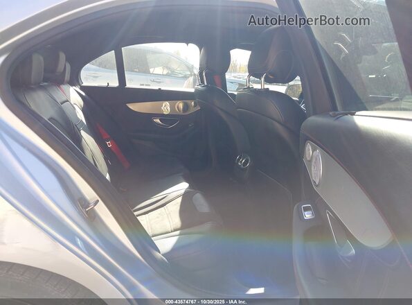55SWF6EB4HU181590 2017 MERCEDES-BENZ AMG C 43 Silver VIN sticker view