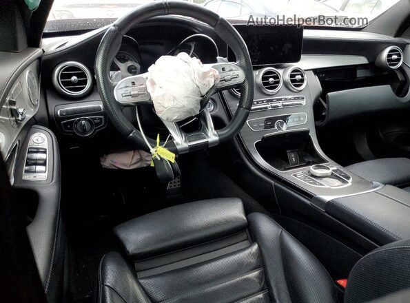 55SWF6EB7KU291671 2019 MERCEDES-BENZ C Red Dashboard view