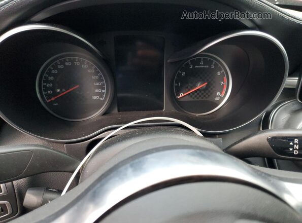 55SWF6EB7KU291671 2019 MERCEDES-BENZ C Red Instrument cluster view