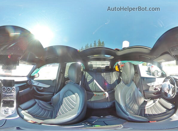 55SWF6EB7KU291671 2019 MERCEDES-BENZ C Red 360 interior view