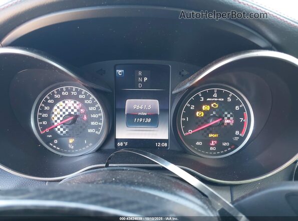 55SWF6EB8HU202330 2017 MERCEDES-BENZ AMG C 43 Black Rear seats view
