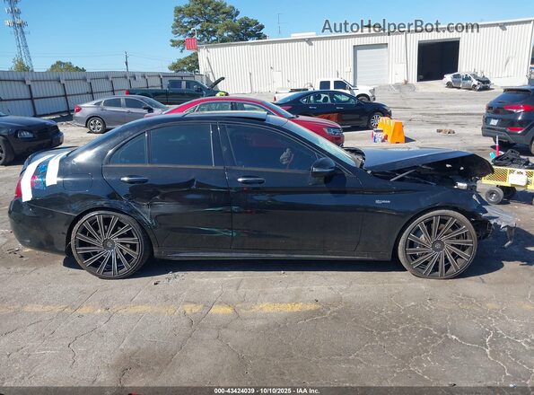 55SWF6EB8HU202330 2017 MERCEDES-BENZ AMG C 43 Black Rear interior view