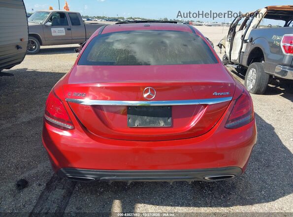 55SWF8EB2KU303432 2019 MERCEDES-BENZ C-CLASS Red 