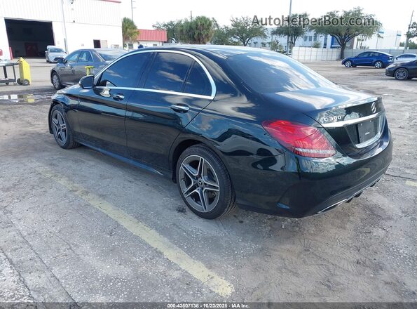 55SWF8EBXKU319460 2019 MERCEDES-BENZ C-CLASS Green Հետևի ձախ