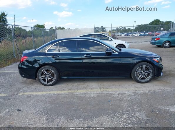 55SWF8EBXKU319460 2019 MERCEDES-BENZ C-CLASS Green Սալոնի հետևի տեսք