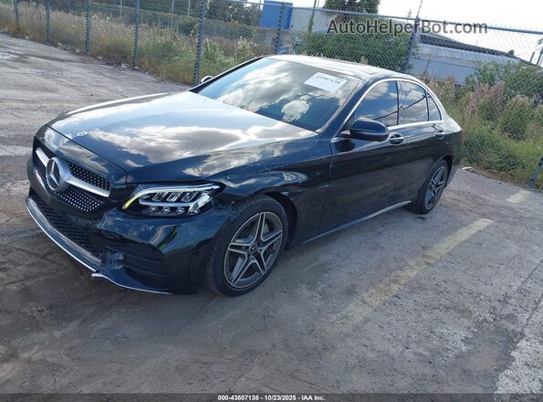 55SWF8EBXKU319460 2019 MERCEDES-BENZ C-CLASS Green Առջևի ձախ երեք քառորդ տեսարան