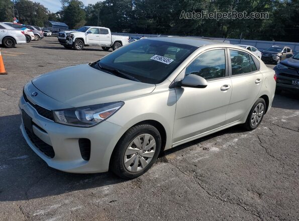 3KPA24AB5JE103168 2018 KIA RIO Silver Trasero izquierdo