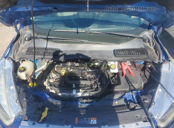 1FMCU9GD2HUD50101 2017 FORD ESCAPE Blue Vista de la etiqueta del VIN
