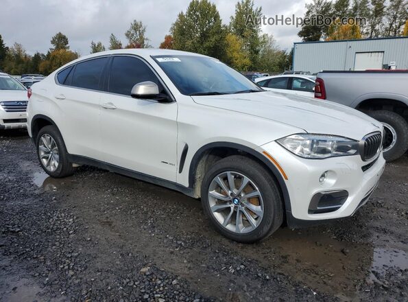 5UXKU2C55H0N85426 2017 BMW X6 Белый Вид спереди