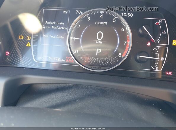 58ADZ1B19PU150277 2023 LEXUS ES 350 Silver Widok tylnych siedzeń
