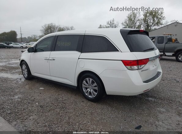 5FNRL5H68HB005500 2017 HONDA ODYSSEY White Задня ліва чверть