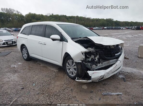 5FNRL5H68HB005500 2017 HONDA ODYSSEY White Передня права чверть