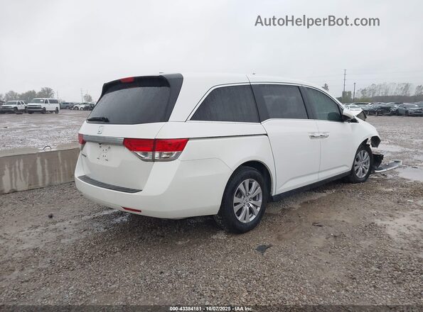 5FNRL5H68HB005500 2017 HONDA ODYSSEY White Задня права чверть