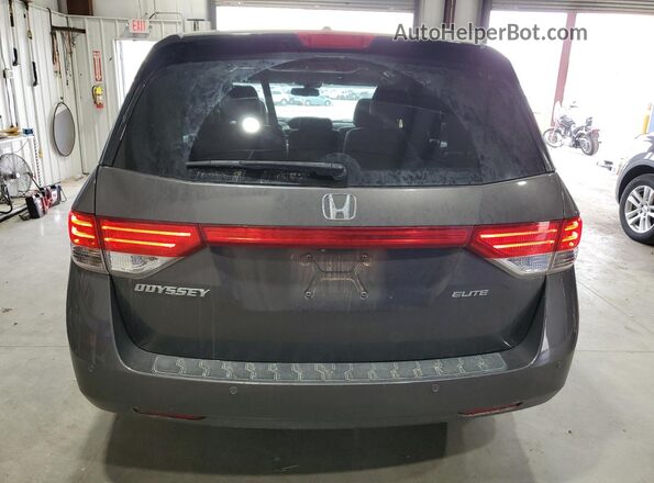 5FNRL5H99HB006701 2017 HONDA ODYSSEY Серый Вид сзади