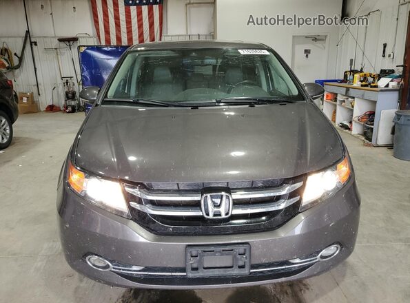 5FNRL5H99HB006701 2017 HONDA ODYSSEY Серый Вид спереди