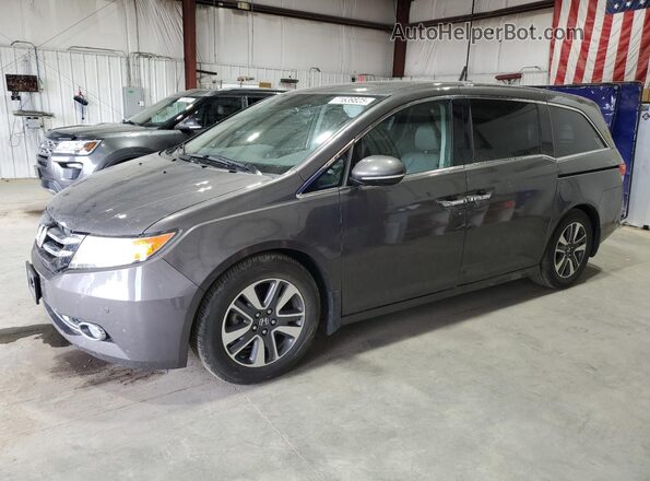 5FNRL5H99HB006701 2017 HONDA ODYSSEY Серый Передняя левая четверть