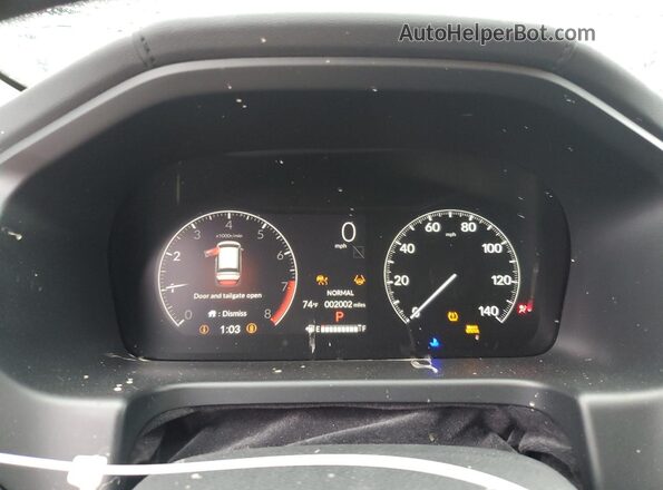 5FNRL6H61SB069682 2025 HONDA ODYSSEY Black Instrument cluster view