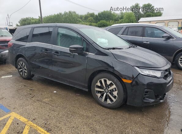 5FNRL6H61SB069682 2025 HONDA ODYSSEY Black Front right
