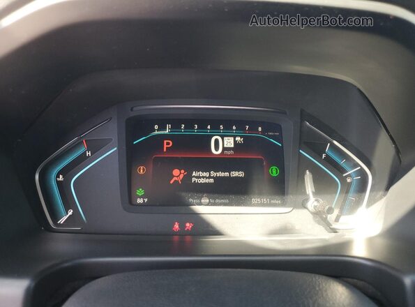 5FNRL6H62PB046855 2023 HONDA ODYSSEY Blue Սարքավորումների վահանակի տեսք