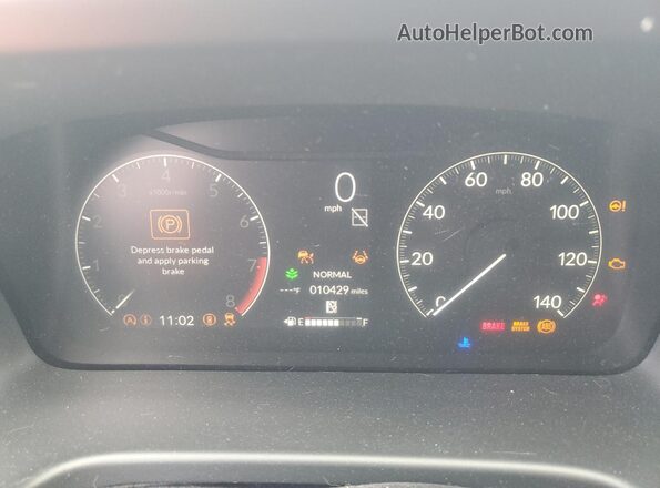 5FNRL6H64SB037647 2025 HONDA ODYSSEY Красный Вид щитка приборов