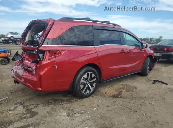 5FNRL6H64SB037647 2025 HONDA ODYSSEY Красный Задняя правая четверть