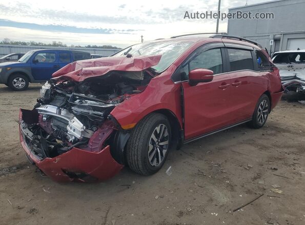 5FNRL6H64SB037647 2025 HONDA ODYSSEY Красный Передняя левая четверть