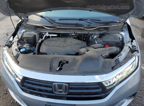 5FNRL6H70MB024437 2021 HONDA ODYSSEY Серебряный Вид подкапотного пространства