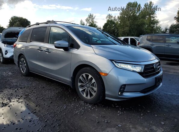 5FNRL6H70MB024437 2021 HONDA ODYSSEY Серебряный Передняя правая четверть