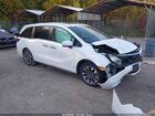 2022 Honda Odyssey Ex-l White vin: 5FNRL6H71NB052748