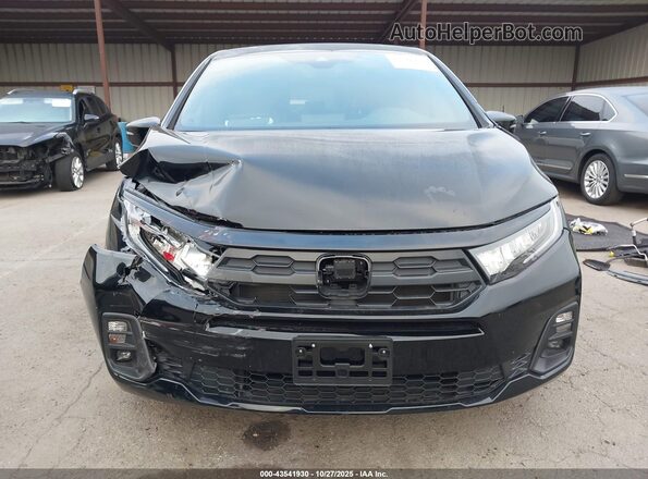 5FNRL6H71SB000421 2025 HONDA ODYSSEY Black Vista del cuadro de instrumentos