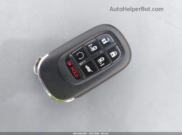 5FNRL6H71SB000421 2025 HONDA ODYSSEY Black Vista del salpicadero