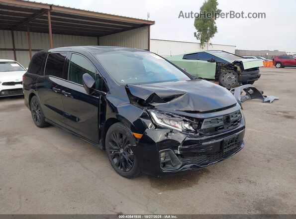 5FNRL6H71SB000421 2025 HONDA ODYSSEY Black Vista frontal