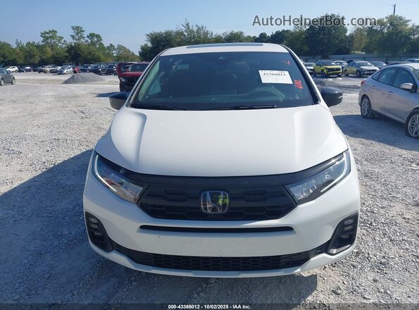 5FNRL6H72SB012979 2025 HONDA ODYSSEY White Սարքավորումների վահանակի տեսք