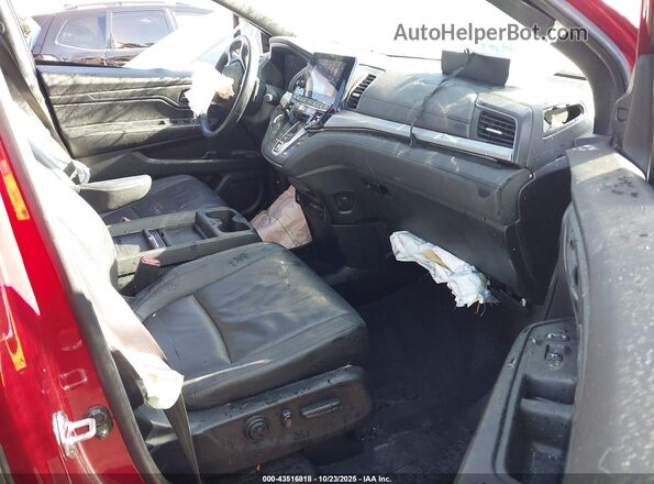 5FNRL6H75RB024649 2024 HONDA ODYSSEY Темно-бордовый Вид салона спереди