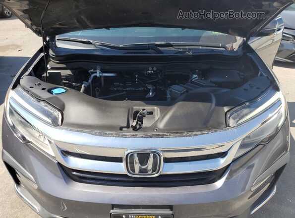 5FNYF5H95MB023556 2021 HONDA PILOT Gray Շարժիչի բաժամունքի տեսք