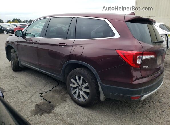 5FNYF6H52MB083247 2021 HONDA PILOT Бордовый Задняя левая четверть