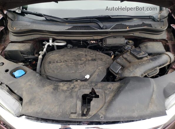 5FNYF6H52MB083247 2021 HONDA PILOT Бордовый Вид задней части салона