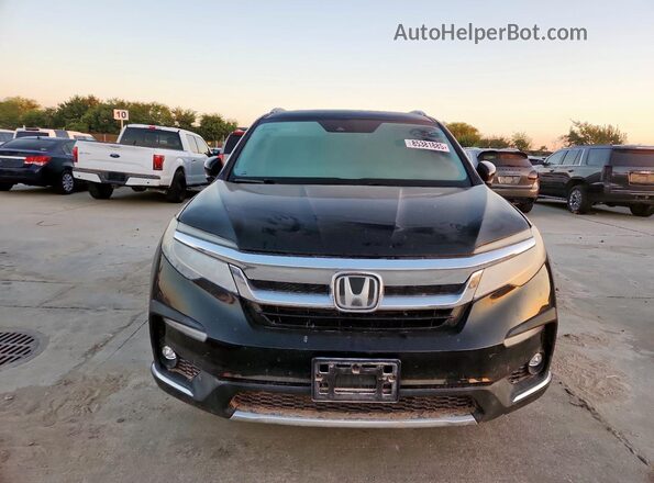 5FNYF6H96KB019549 2019 HONDA PILOT Black Front view