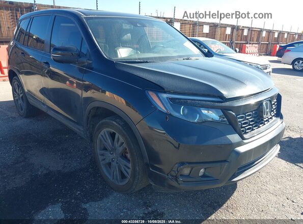 5FNYF8H51LB005505 2020 HONDA PASSPORT Черный Передняя правая четверть