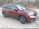 2021 Honda Passport Awd Ex-l Burgundy vin: 5FNYF8H55MB014872