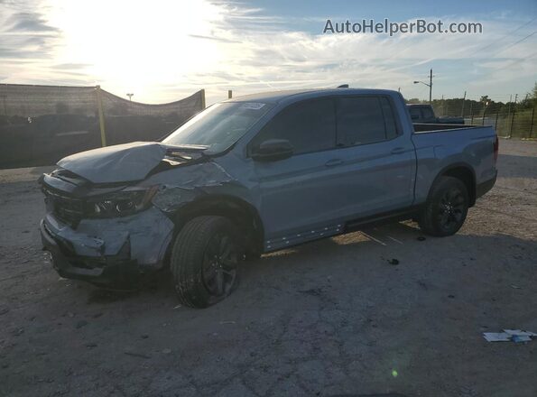 5FPYK3F19RB004343 2024 HONDA RIDGELINE Blue Առջևի ձախ երեք քառորդ տեսարան