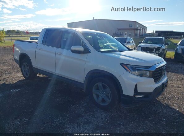 5FPYK3F50NB025921 2022 HONDA RIDGELINE Белый Передняя правая четверть