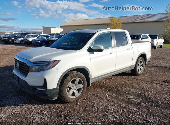 5FPYK3F50NB025921 2022 HONDA RIDGELINE Белый Передняя левая четверть